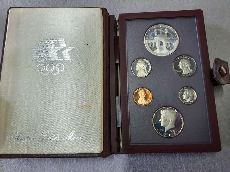 USA 1984 Olympic Prestige coin set
