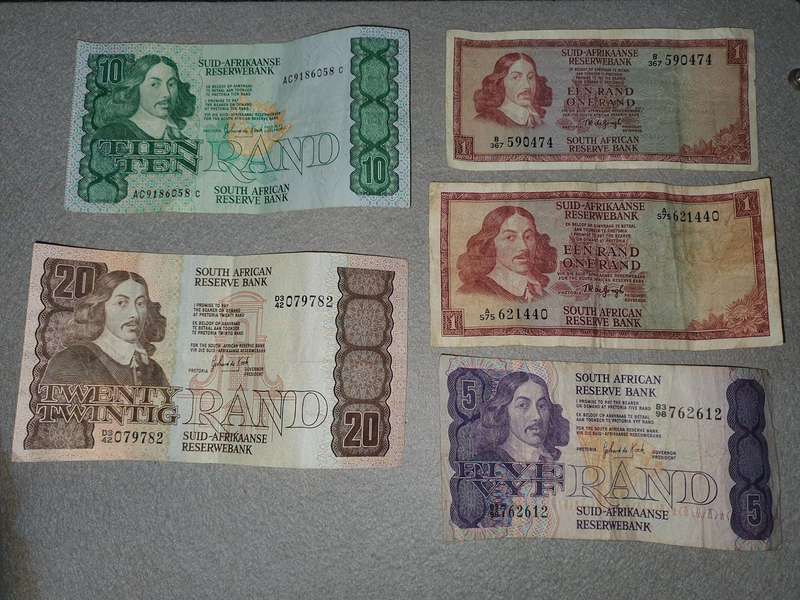 Old South African Bank Notes