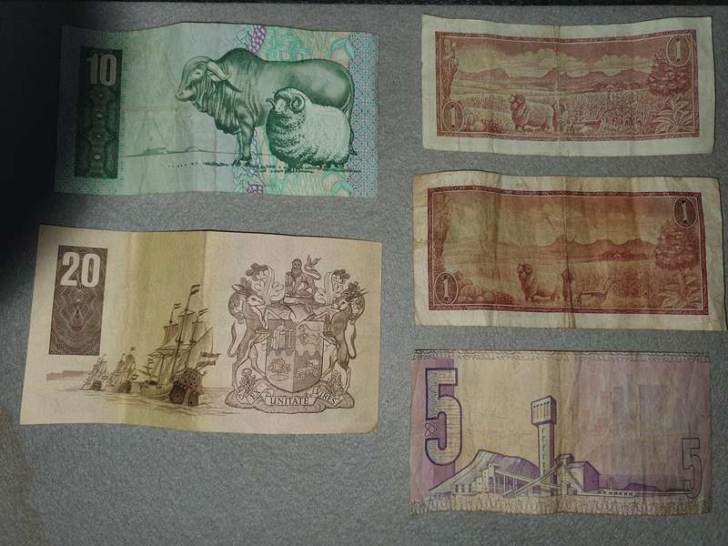 Old South African Bank Notes