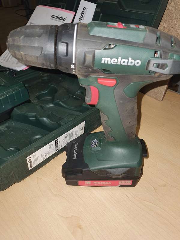 Metabo BS 18 48Nm Battery Drill set in Carry Case
