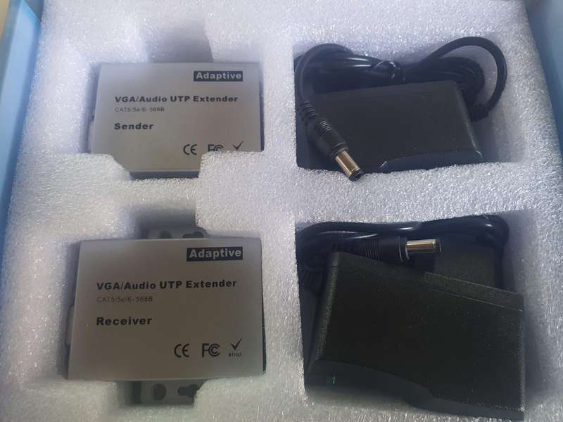 VGA and Audio UTP extender over CAT5