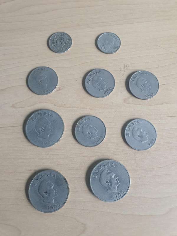 Lot off Zambia coins, please see photos