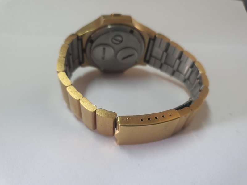 Wells USA made (Texas Instruments) Gold Plated Watch