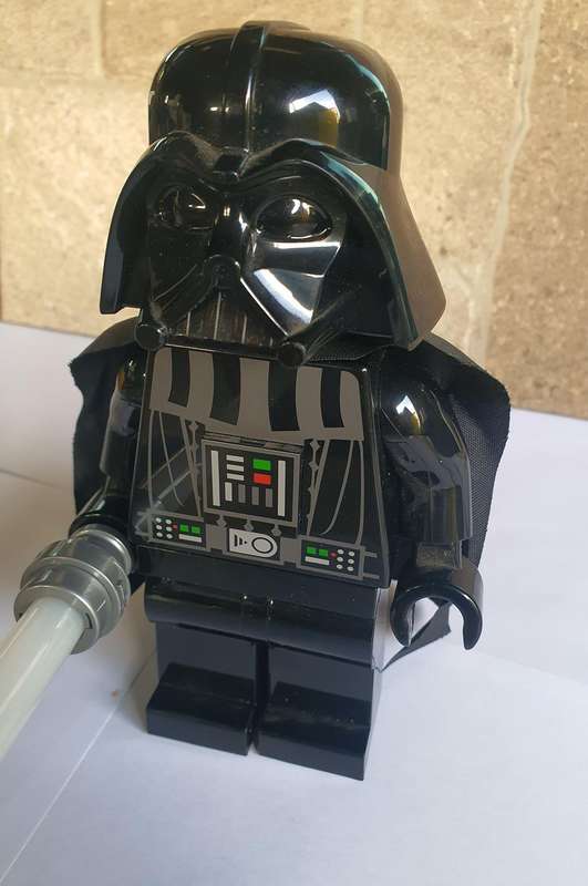 LEGO STAR WARS DARTH VADER TORCH LED LITE 8 Inch with complete full light sabre