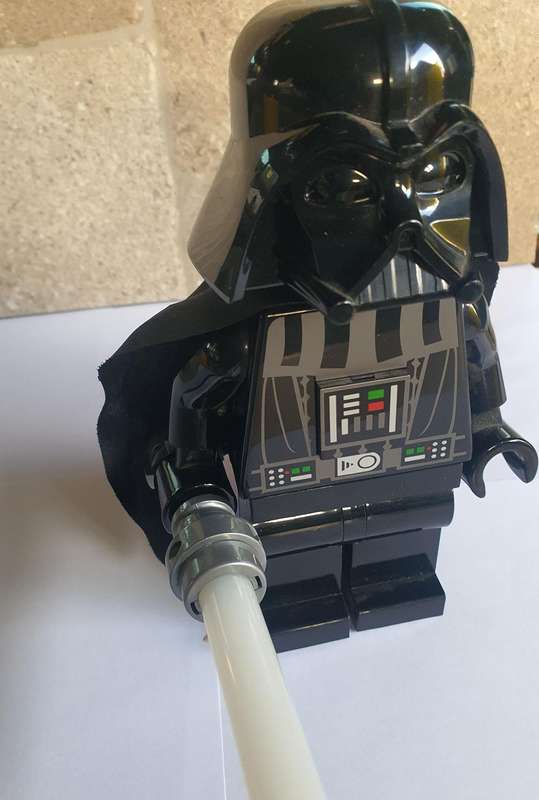 LEGO STAR WARS DARTH VADER TORCH LED LITE 8 Inch with complete full light sabre