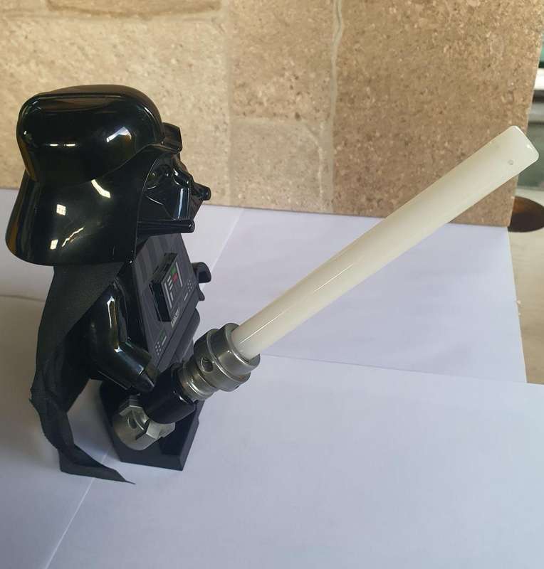 LEGO STAR WARS DARTH VADER TORCH LED LITE 8 Inch with complete full light sabre
