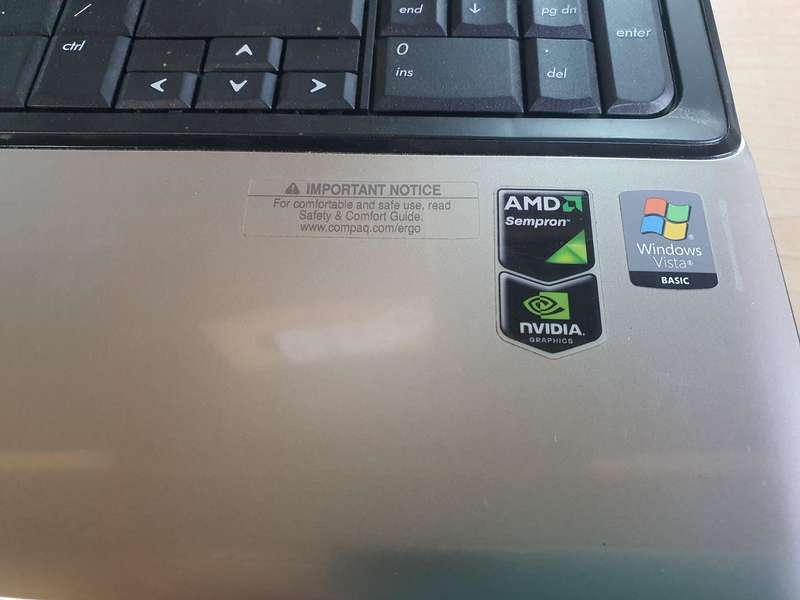 Compaq Presario CQ60 Laptop Fault on screen
