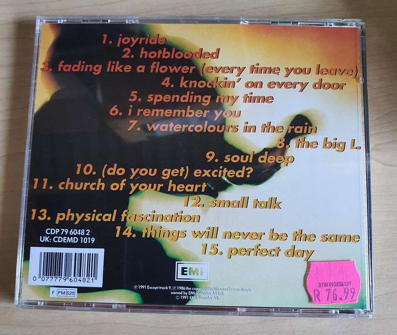 Roxette Joyride 1991