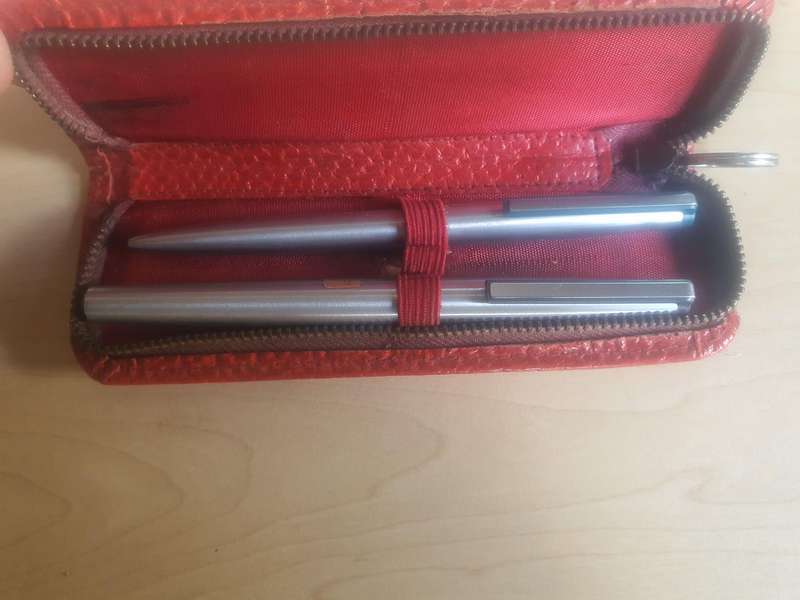 Antique Geha German made ball point pen and fountain pen set.