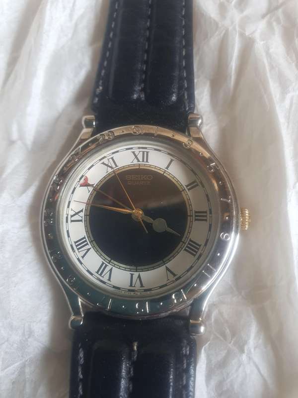 Rare Antique Seiko Age of Discovery  6F25-8000 watch.