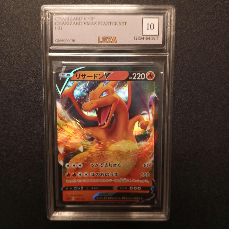 Charizard V Starter Set LGZA Gem Mint 10