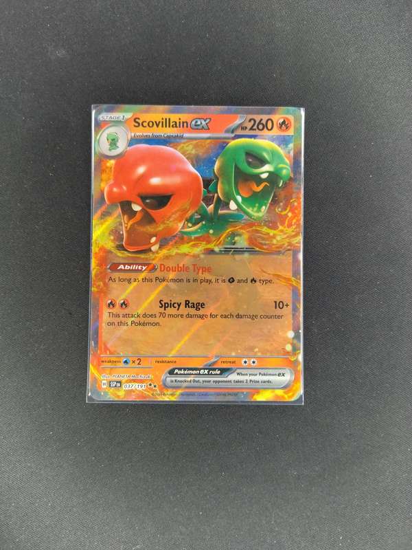 Scovillain ex 037/191 Double Rare Pokemon Card