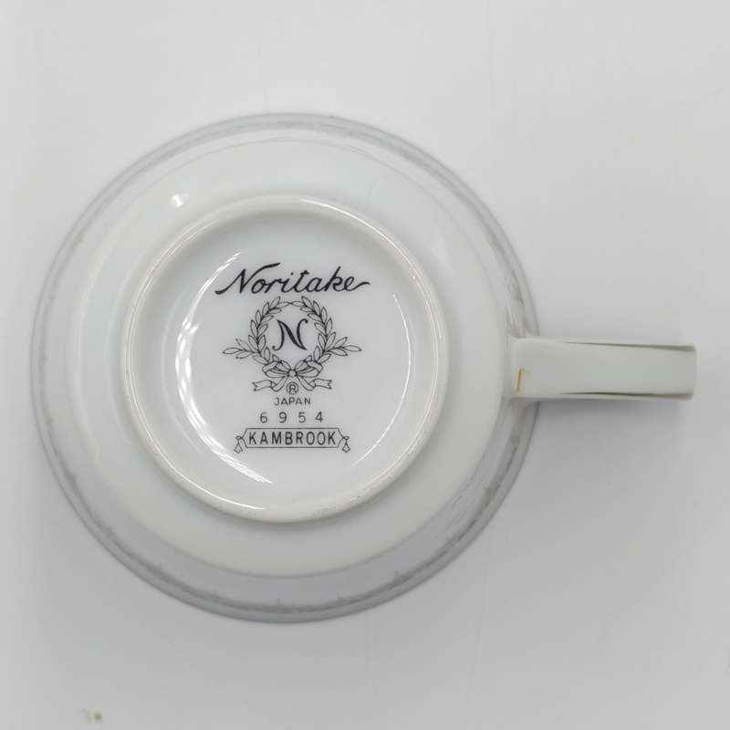 Noritake "Kambrook" porcelain duo coffee cup and saucer
