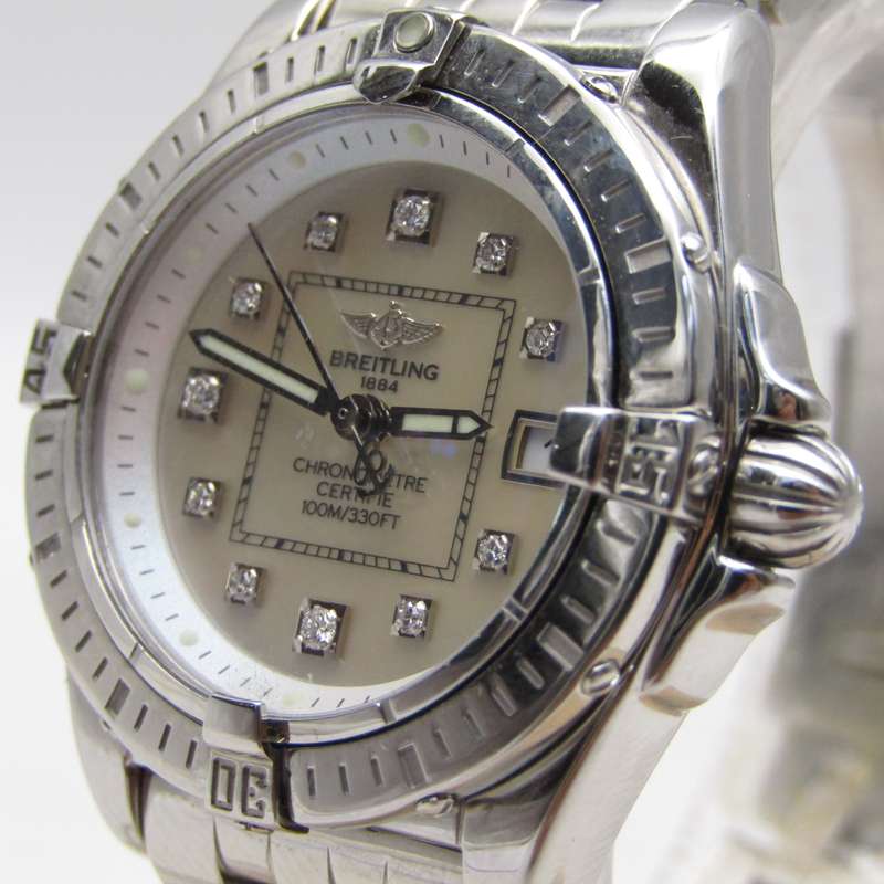 ORIGINAL Breitling Cockpit A71356 ladies watch with box, working - Recently serviced for over R13000