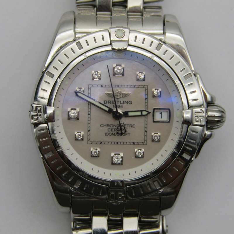 ORIGINAL Breitling Cockpit A71356 ladies watch with box, working - Recently serviced for over R13000