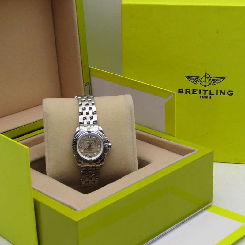 ORIGINAL Breitling Cockpit A71356 ladies watch with box, working - Recently serviced for over R13000