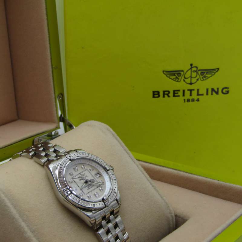 ORIGINAL Breitling Cockpit A71356 ladies watch with box, working - Recently serviced for over R13000