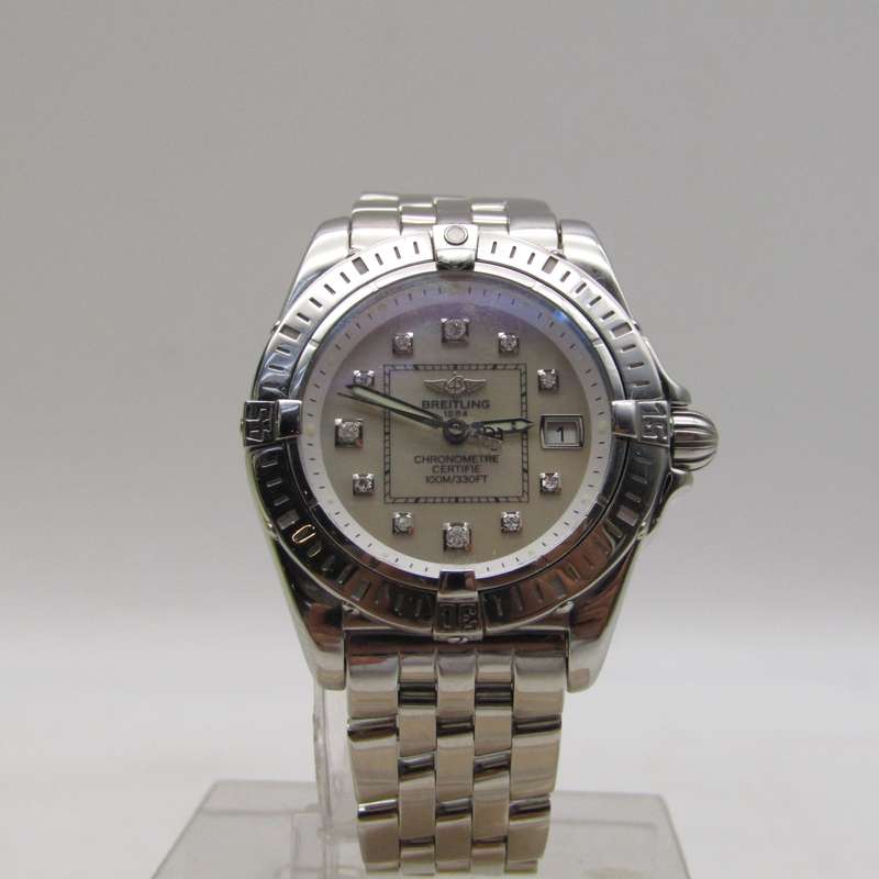 ORIGINAL Breitling Cockpit A71356 ladies watch with box, working - Recently serviced for over R13000