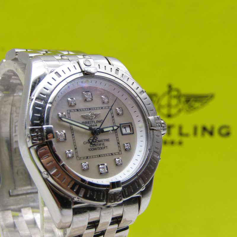 ORIGINAL Breitling Cockpit A71356 ladies watch with box, working - Recently serviced for over R13000