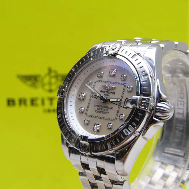 ORIGINAL Breitling Cockpit A71356 ladies watch with box, working - Recently serviced for over R13000