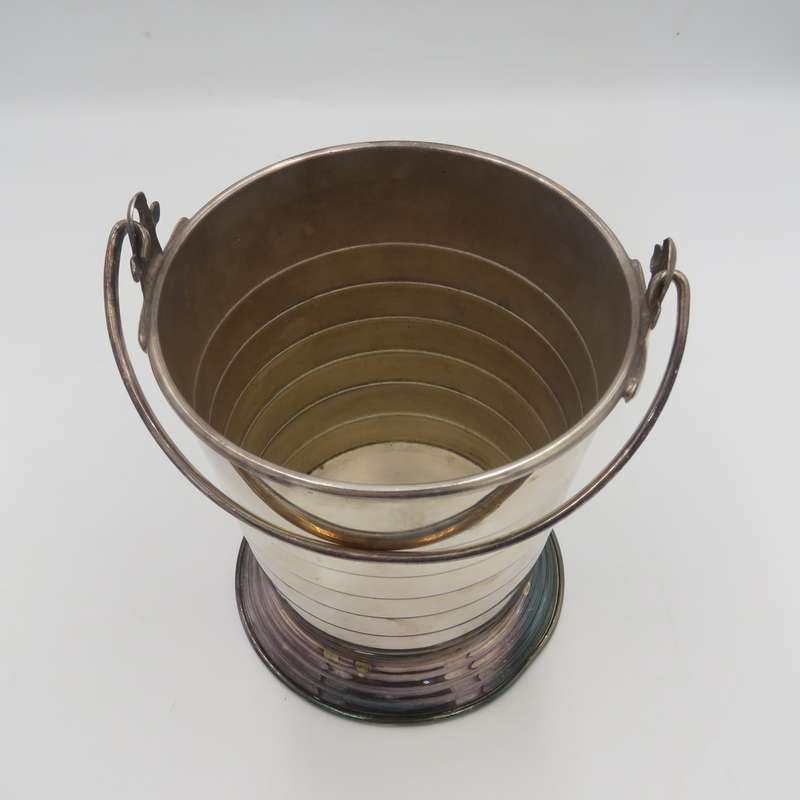 Vintage Van Riebeeck Plate ice Bucket