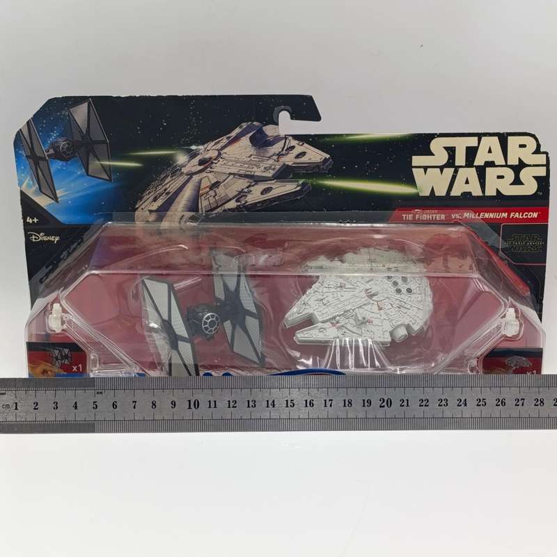 Hot Wheels Star Wars Tie Fighter vs Millenium Falcon set