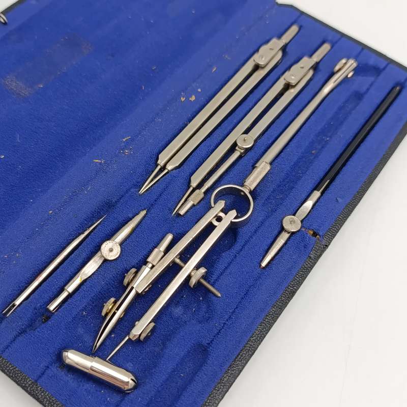 Vintage Staedtler 20553a compass drafting sketch set