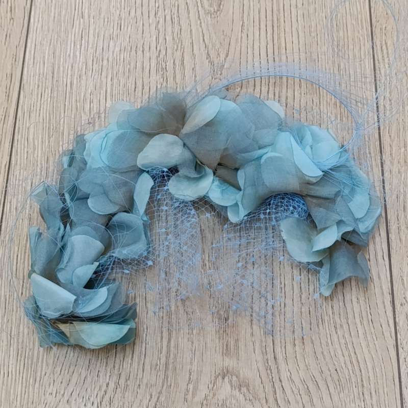 Lot of vintage artificial flowers for hair and hat accessories