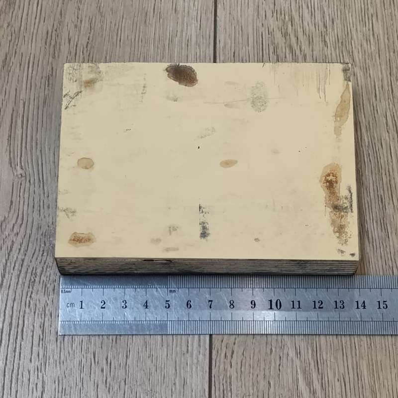 Antique metal photo printing plate
