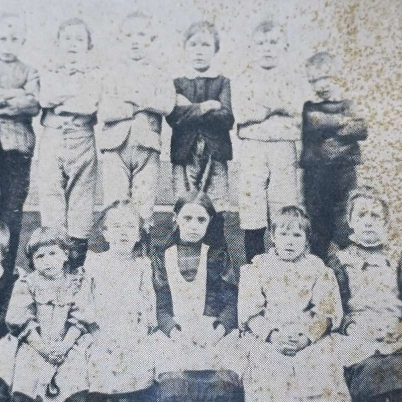 Antique metal photo printing plate