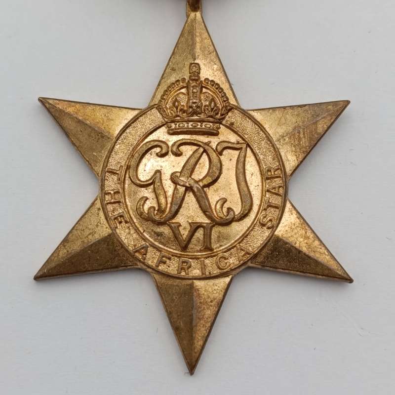 WW2 The Africa Star medal issued to 58834 E.A Wilson