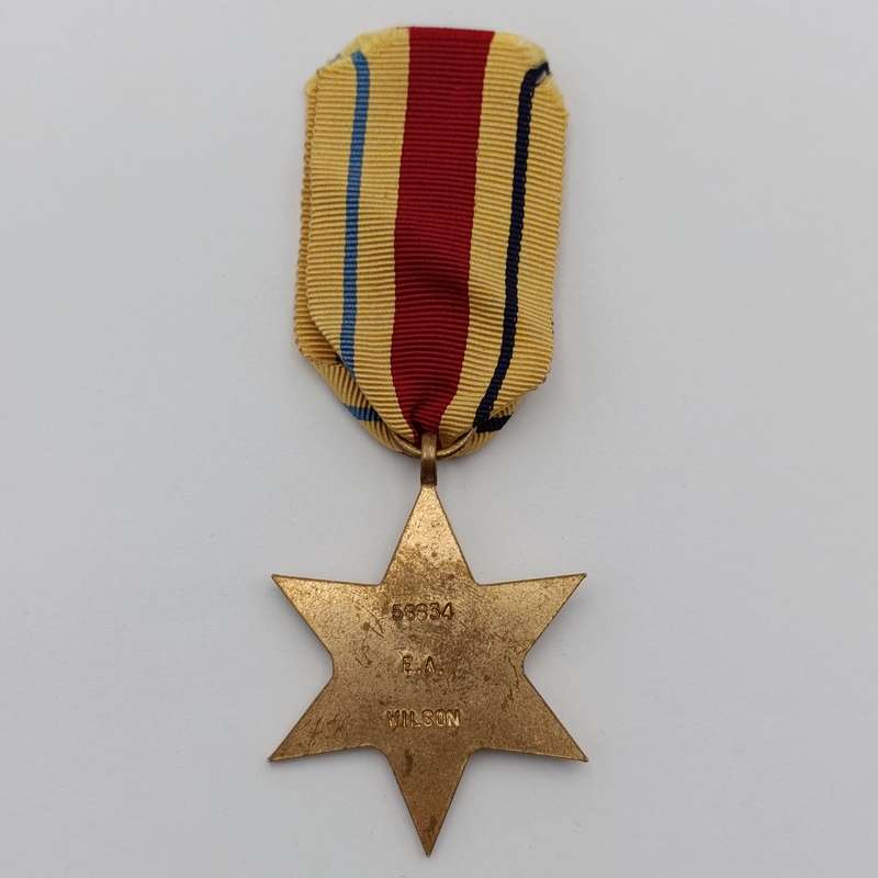 WW2 The Africa Star medal issued to 58834 E.A Wilson