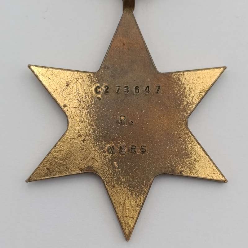 WW2 The 1939-1945 Star issued to C27364 P. Vers