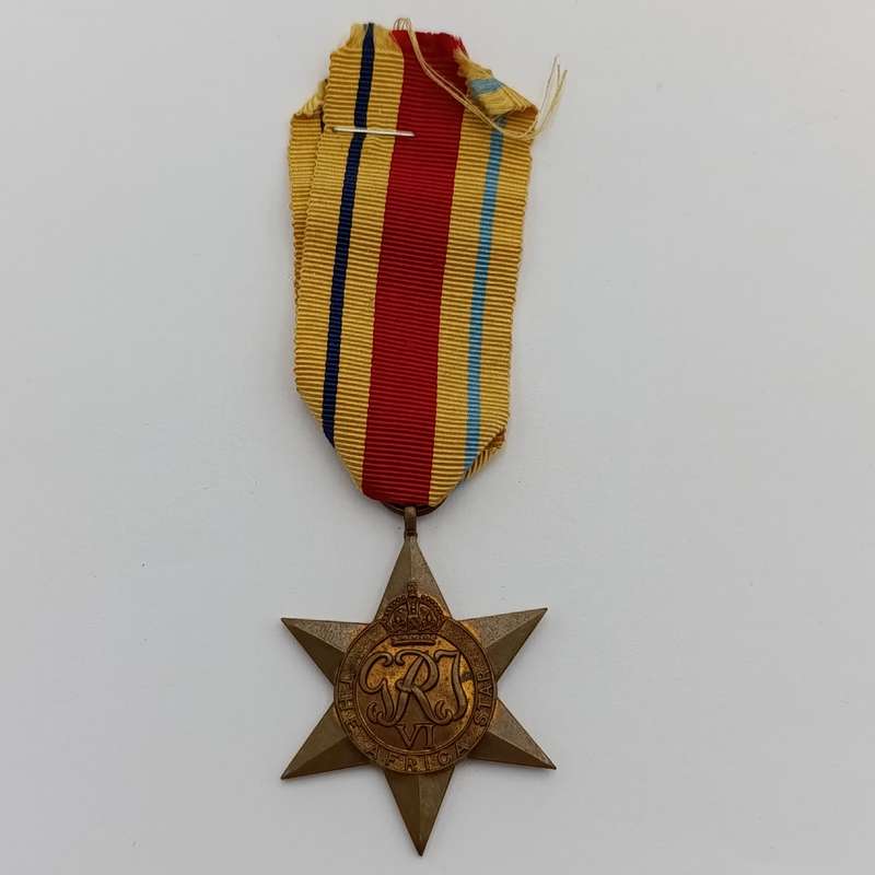 WW2 The Africa Star medal - unnamed issue