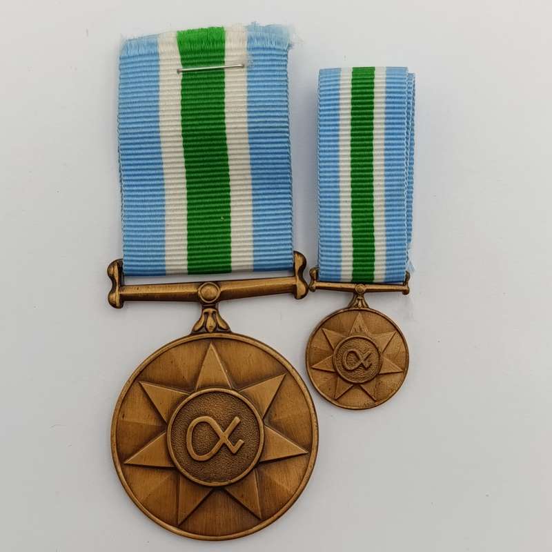 SADF Unity medal plus miniature #258944
