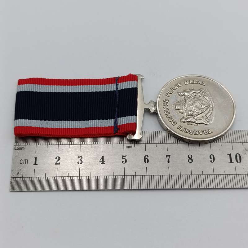 SADF Homelands Transkei Defence Force medal plus miniature - not numbered