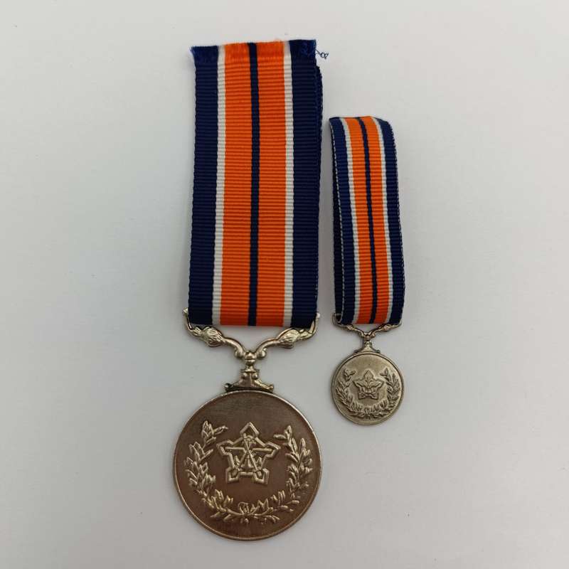 SADF General service medal plus miniature #280143