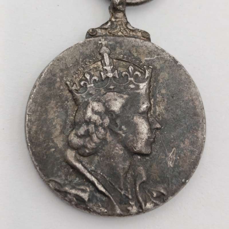 1953 Queen Elizabeth miniature coronation medal