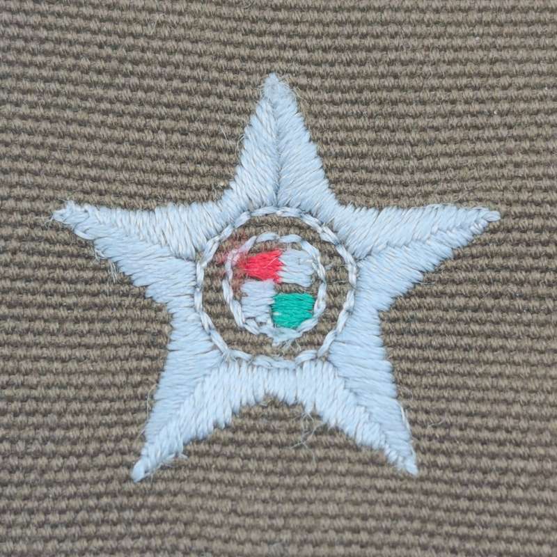 Pair of SA Army second Lieutenant slip-on rank epaulettes