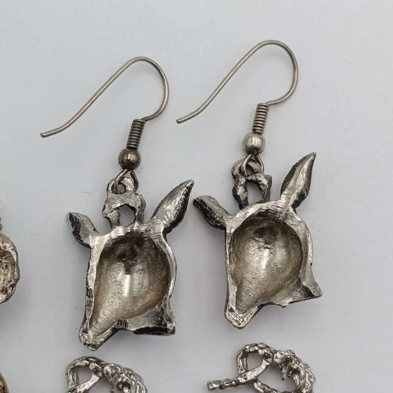 Lot of 5 pairs of vintage earrings