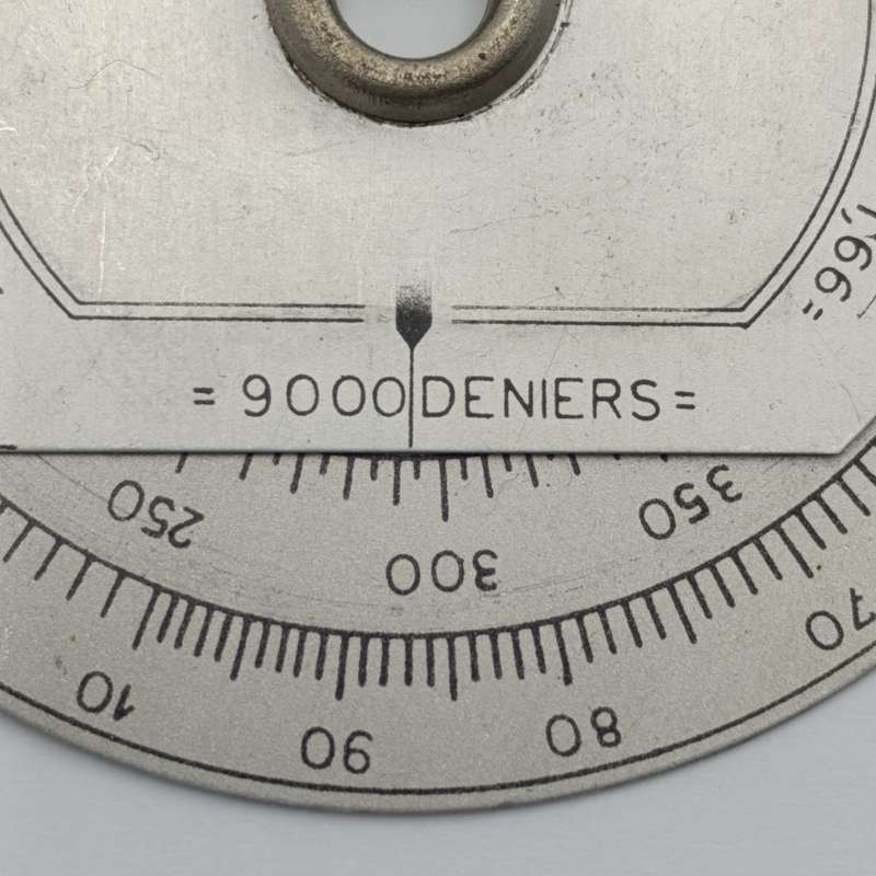 Vintage slide rule disk calculator
