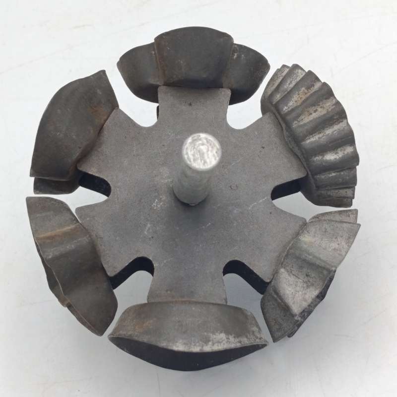 Vintage cookie press - unusual rolling type