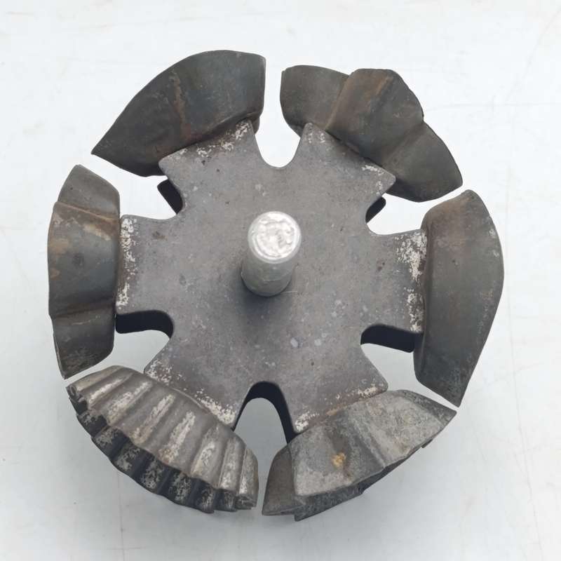 Vintage cookie press - unusual rolling type