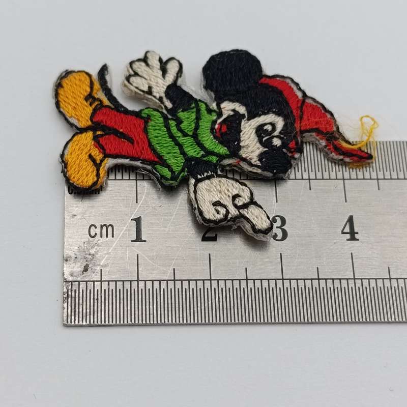 Original mickey mouse disney brooch plus iron-on mickey cloth badge