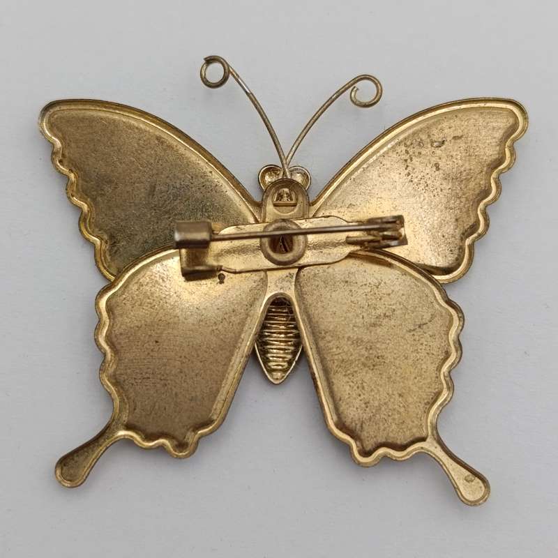 Lot of 3 colorful insect brooches