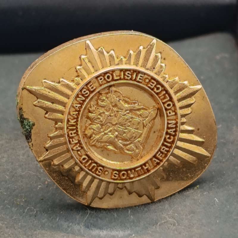 Vintage South African Police commemorative cufflinks