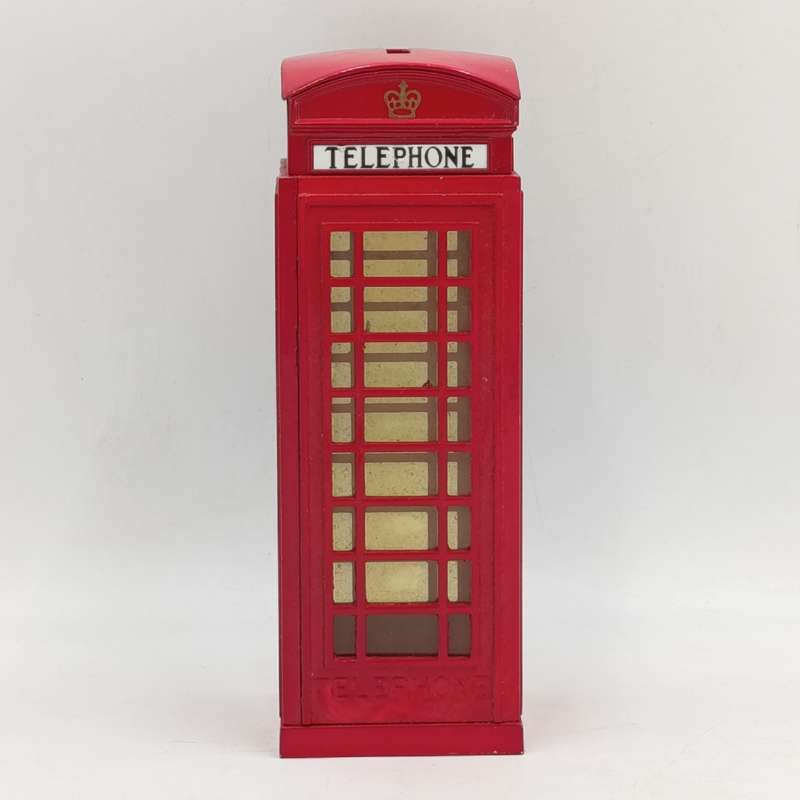 Vintage Royal Telephone booth money box