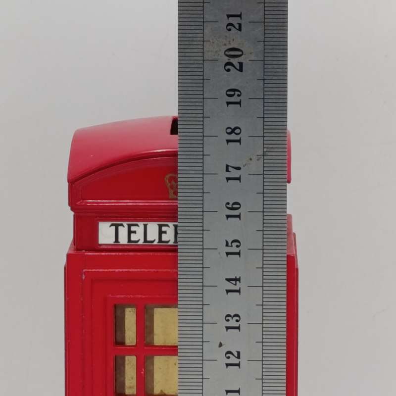 Vintage Royal Telephone booth money box