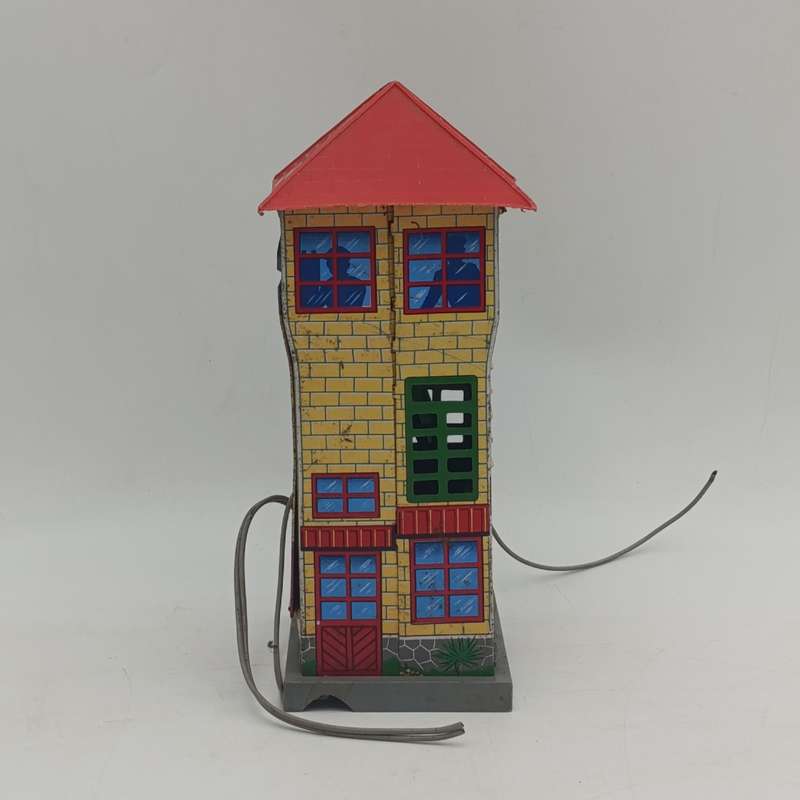 Vintage Japanese tinplate Railways Signal tower - battery operated