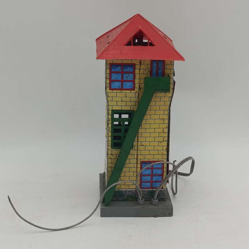 Vintage Japanese tinplate Railways Signal tower - battery operated